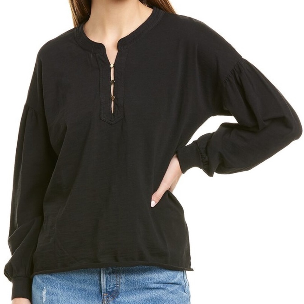 Nation LTD Black Long Sleeve Top